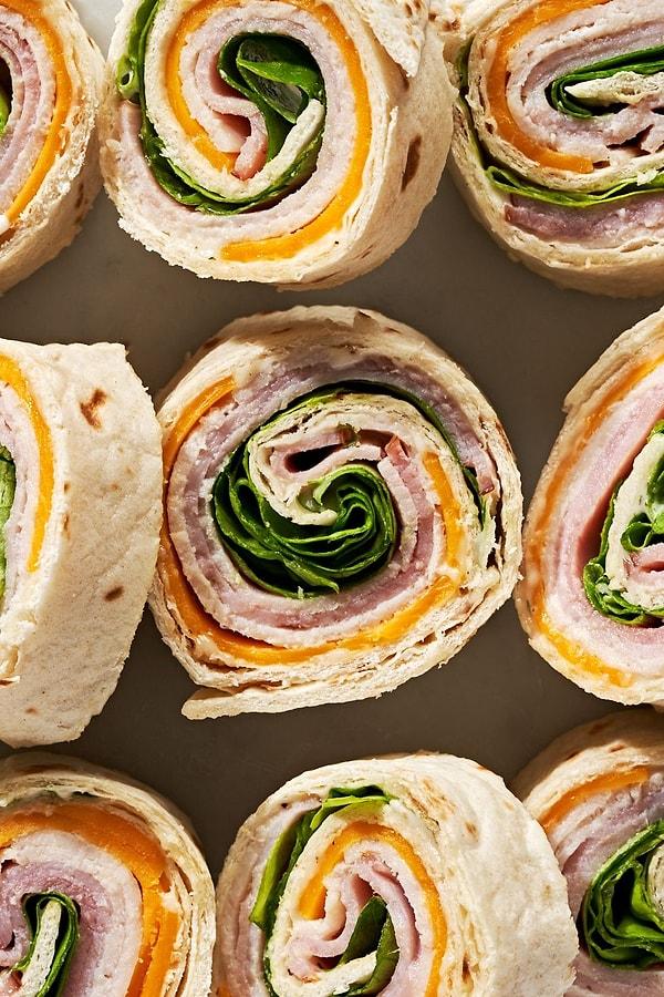 1. Pinwheel sandviç