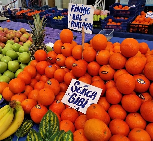Ocak ayında üretici ve market arasındaki fiyat farkının en yüksek olduğu ürün yüzde 404,2 ile portakal oldu!