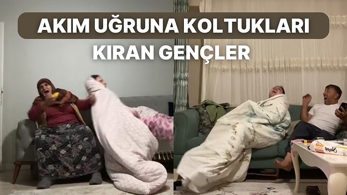 TikTok Akımı Çekmek İsterken Koltukları Kıran Gençlerin Fail Videoları