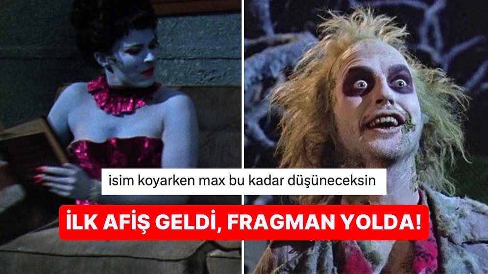 Efsane Oyuncu Kadrosuyla Şimdiden Coşkulu Bekleyiş Yaratan Beetlejuice Beetlejuice'tan İlk Afiş Yayınlandı