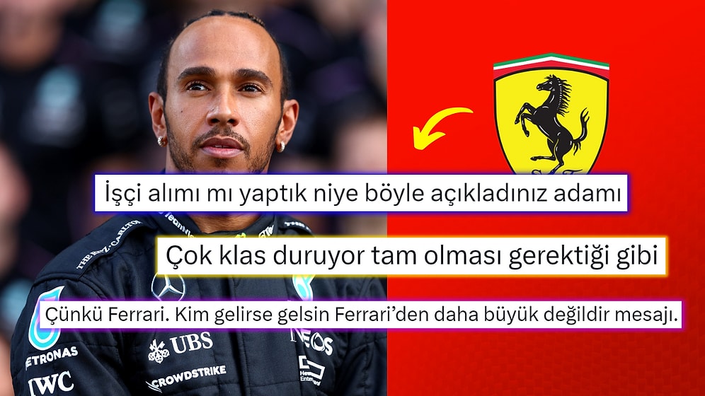 Formula 1'de Dev Transfer Gerçekleşti! Ferrari Hamilton'u Neredeyse Hiçbir Şey Olmamış Gibi Duyurdu