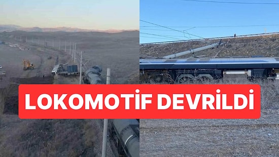 İstinat Duvarı Rayların Üzerine Yıkıldı! Kırıkkale'de Yük Treni Kazası