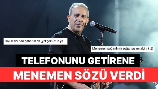 Konser için ABD'ye Giden Haluk Levent Telefonunu Getirene Menemen Yapacak