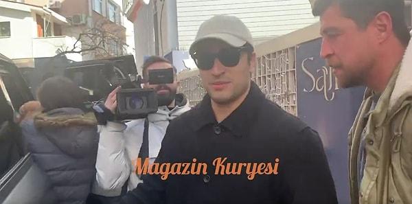 Magazin Kuryesi tarafından kameraya alınan Mert Ramazan Demir ve Afra Saraçoğlu, muhabirlerin tebriklerine teşekkür ettiler.