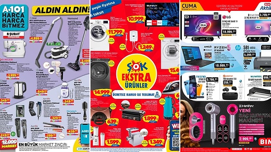 İndirim Günleri Başlıyor! 3 Şubat - 9 Şubat Haftasında A101, BİM ve ŞOK Aktüel Ürünler Listesinde Ne Var?