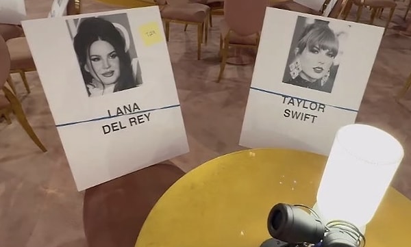 "Grammy'de sürpriz bir Snow on the Beach performansı gelir mi?" Taylor Swift ve Lana Del Rey'in yan yana oturacağını öğrenen hayranların yaratıcı fikirleri gecikmedi tabii.
