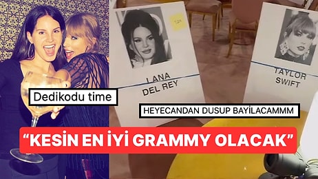 Lana Del Rey ve Taylor Swift'in Grammy Ödül Töreninde Yan Yana Oturacağı Öğrenilince "Ne Sohbet Döner" Dendi