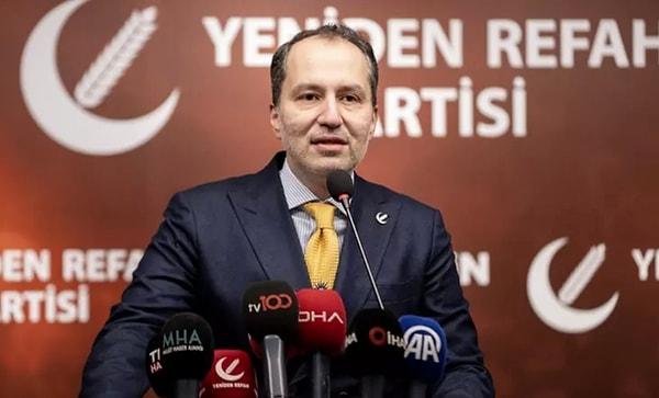 Yeniden Refah Partisi (YRP) Genel Başkanı Fatih Erbakan, yerel seçimler öncesinde partisinin ittifak kararını bugün saat 14.00’te açıklayacak.