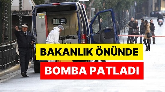 Komşuda Bomba Paniği: Bakanlık Önünde Bomba Patladı