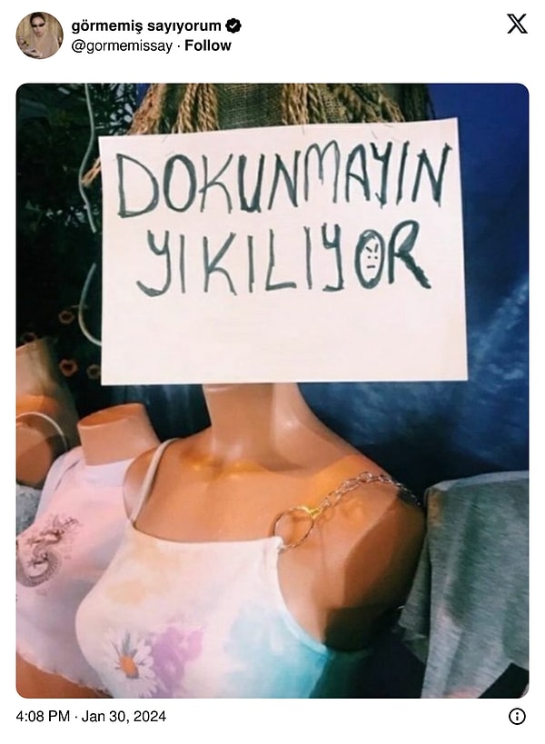 2. "Yıkılmadım ayaktayım diye bağırıyor."