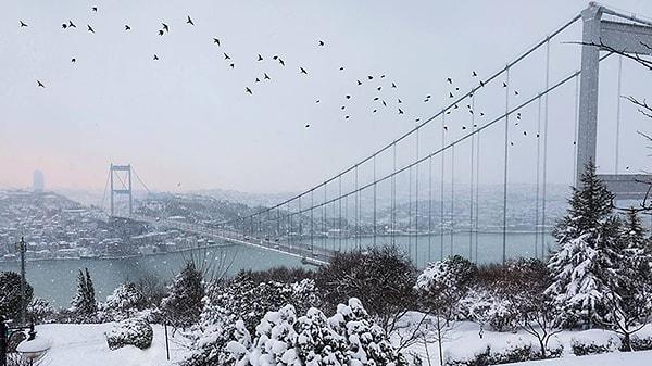 Hem Meteoroloji’nin hem de AKOM’un uyarılarına rağmen İstanbul’da kar yağmadı.