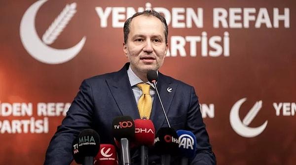 Parti genel başkanı Fatih Erbakan, bugün kameralar karşısına geçerek Cumhur İttifakı içerisinde yer almayacaklarını ve İstanbul Büyükşehir Belediyesi için aday çıkaracaklarını açıkladı.
