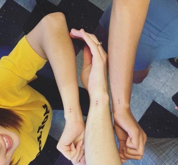 '13 Reasons Why' stars Alisha Boe and Tommy Dorfman got tattoos symbolizing a movement against mental health issues with producer Selena Gomez.