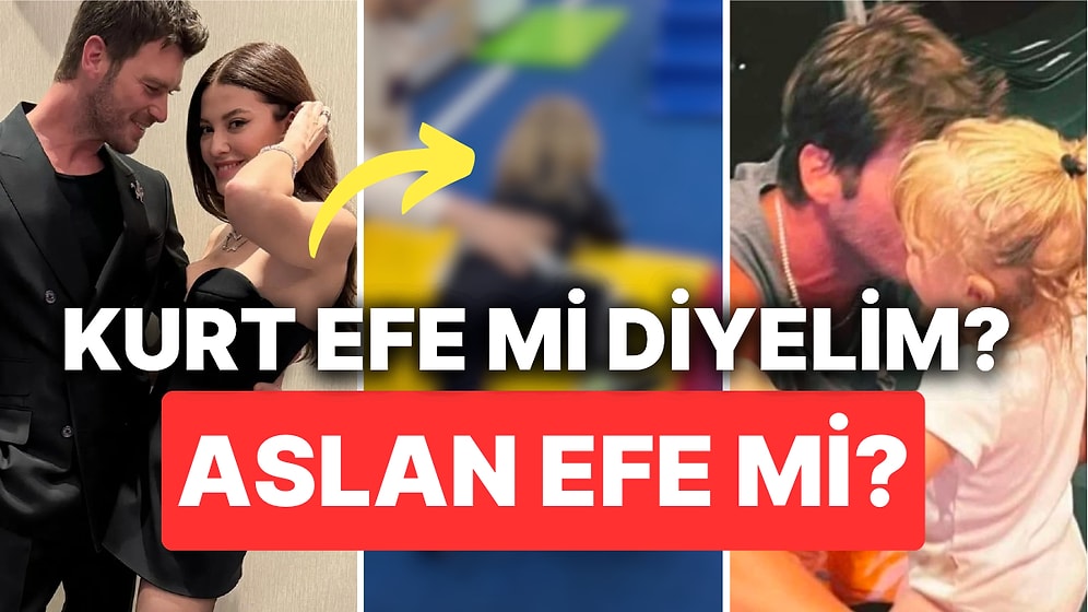 Adı Aslan Olsaymış! Kıvanç Tatlıtuğ'un Oğlu Kurt Efe'nin Aslan Yelesi Gibi Saçlarına Bayılacaksınız