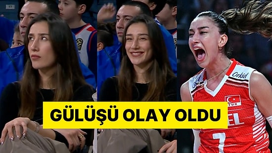 Anadolu Efes Maçında Kendisini Çeken Kamerayı Bulan Hande Baladın'ın Gülüşü Olay Oldu