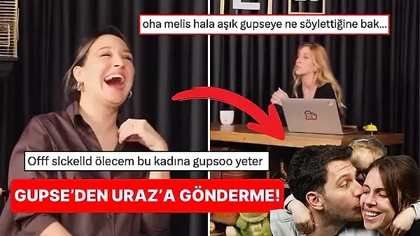 Melis İşiten'in programına konuk olan Gupse Özay'ın İşiten'in eski eşi Uraz Kaygılaroğlu hakkında yaptığı yorum kahkahaya boğdu.