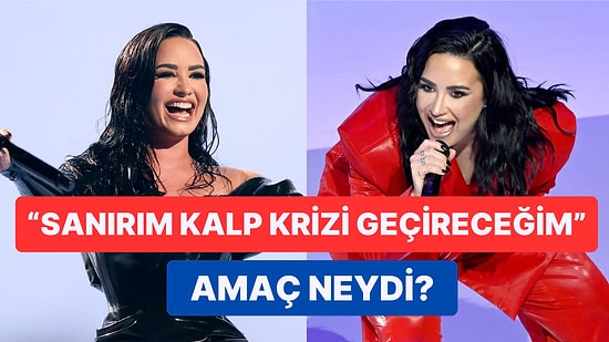 Kalp Hastası Kadınların Olduğu Etkinlikte 'Kalp Krizi' Adlı Şarkısını Seslendiren Demi Lovato Beyinleri Yaktı