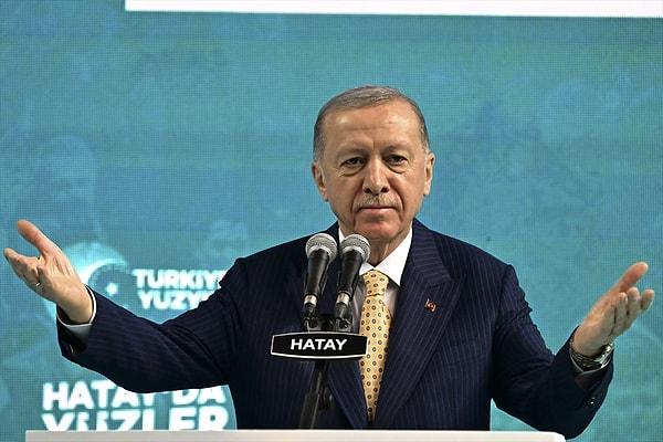 Cumhurbaşkanı ve AK Parti Genel Başkanı Recep Tayyip Erdoğan, Antakya Spor Salonu'nda düzenlenen AK Parti Hatay İlçe Belediye Başkan Adayları Tanıtım Toplantısı'nda konuştu.
