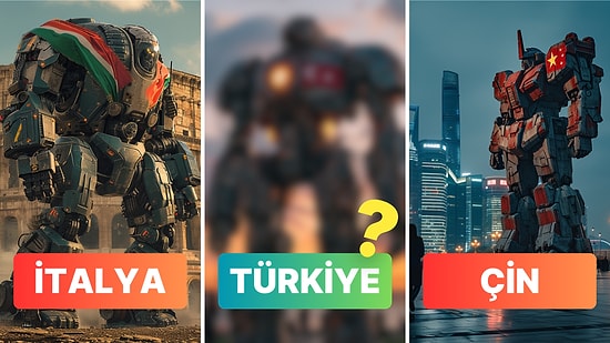 Yapay Zekaya Sorduk: Ülkelerin Dev Savaş Robotları Olsa Nasıl Görünürlerdi?