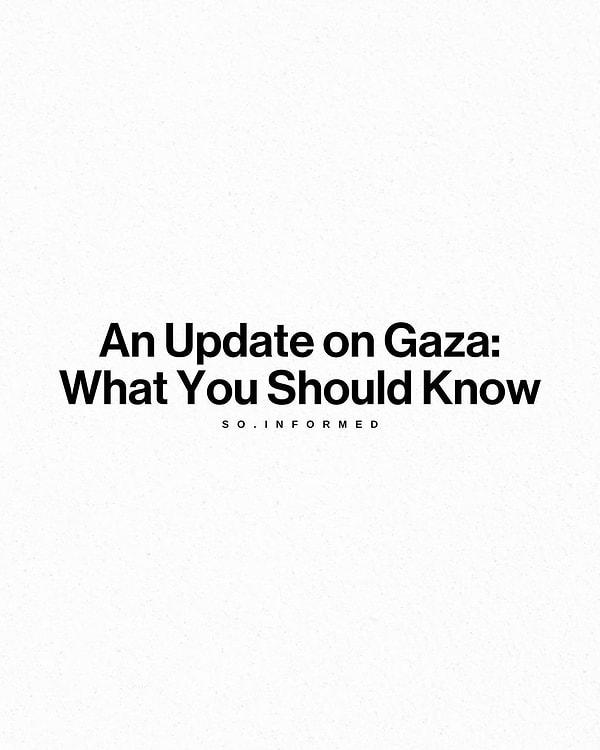 "Gazze Güncellemesi: Bilmeniz Gerekenler" başlığı ile yapılan paylaşımda yazılanlar sosyal medyada çok ilgi gördü.