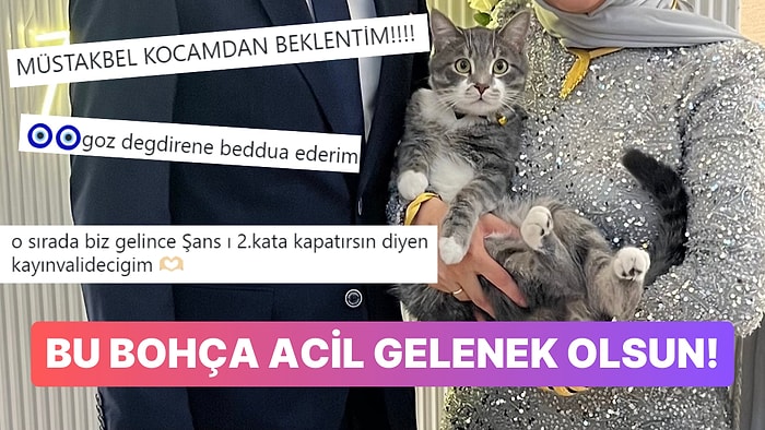 Kız İstemede Kedi İsmet'e Gelen Bohça Herkese "Doğru Kişiyi Bulmuş" Dedirtti