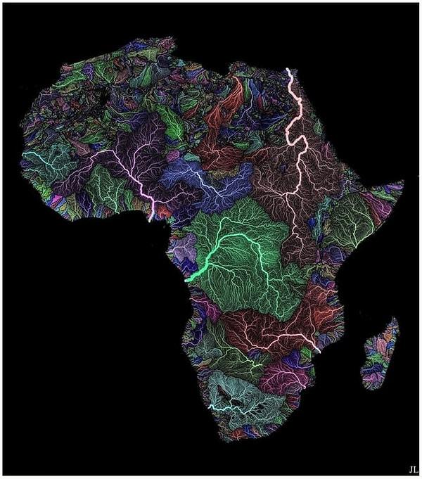 2. Afrika'nın nehirleri.