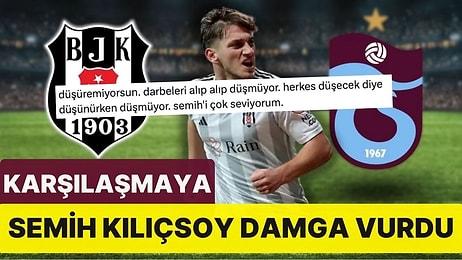 Karşılaşmaya Semih Kılıçsoy Damga Vurdu! Kara Kartal, Trabzonspor Karşısında Yükseldi