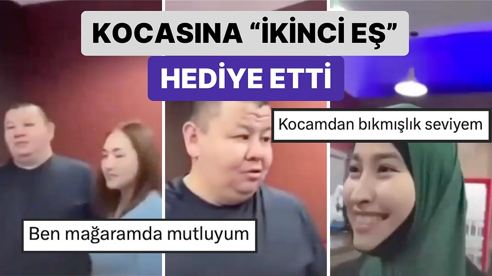 Bildiğiniz Tüm Hediyeleri Unutun! Kazakistan'da Bir Kadın Eşine Doğum Gününde "İkinci Eş" Hediye Etti