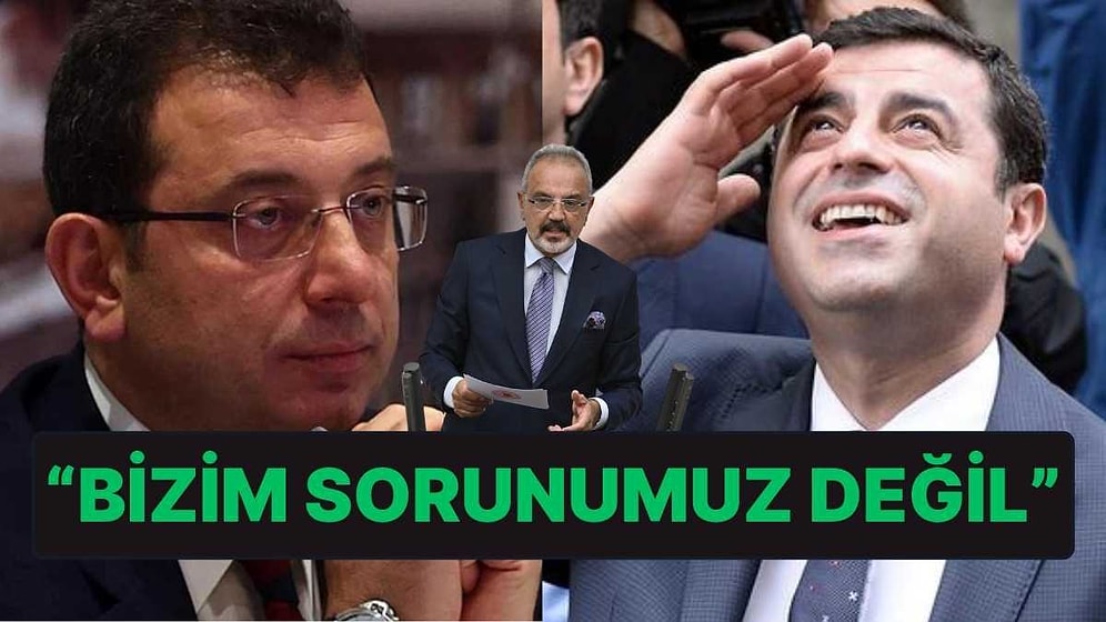 Selahattin Demirtaş, Ekrem İmamoğlu'na Üstü Kapalı Mesaj Yolladı!