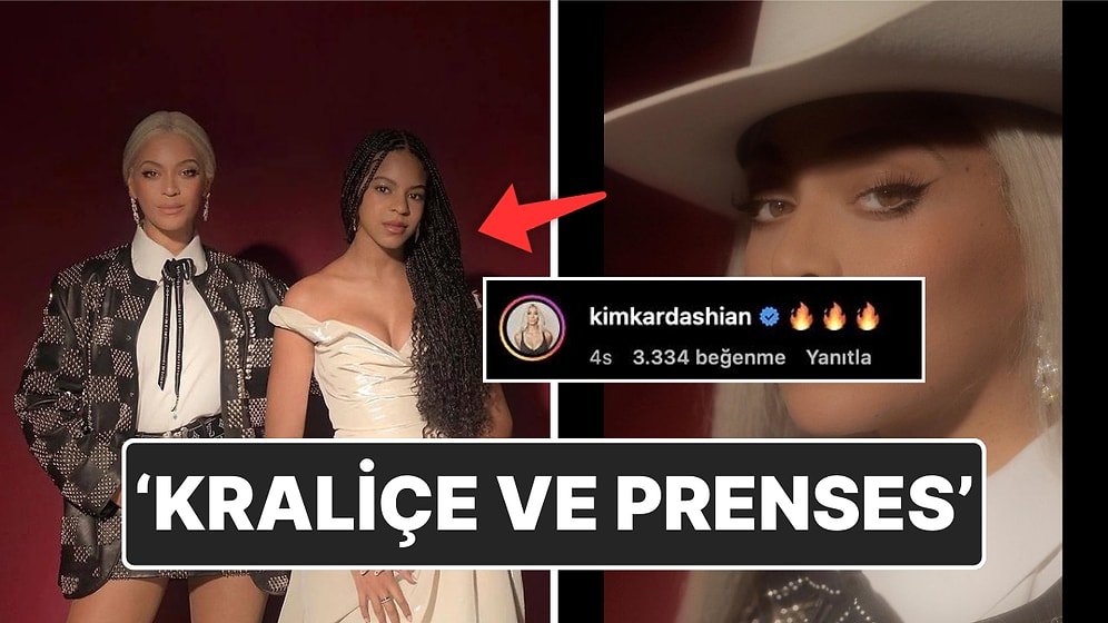 Beyoncé ve Kızı Blue Ivy'nin Grammy Ödül Töreni'ndeki Anne Kız Saadeti Sosyal Medyada Beğeni Topladı