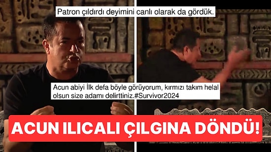 Kavga Gürültü Bitmeyen Survivor'da Tansiyon Zirveye Çıktı: Çileden Çıkan Acun Ilıcalı Sandalyesini Fırlattı!