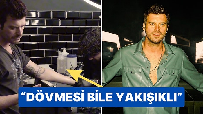 Bütün Karizmasıyla Dövmelerine Yenisini Ekleten Kıvanç Tatlıtuğ'un Yeni İmajı Gözlerden Kaçmadı