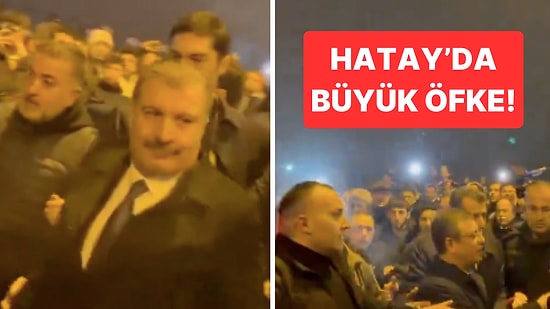 Hatay’da Siyasilere Öfke: Hem Fahrettin Koca Hem de Lütfü Savaş Protesto Edildi