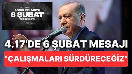 Cumhurbaşkanı Recep Tayyip Erdoğan Tam Bir Yıl Sonra Aynı Saatte Depremin Yıldönümünü Andı