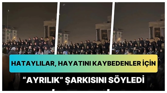 Hatay Halkı, 6  Şubat'ta Hayatını Kaybedenler İçin Söyledi: 'Ayrılık'