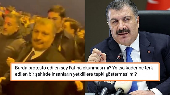 Hatay'da Protesto Edilen Fahrettin Koca'dan Tepki Çeken Açıklama!