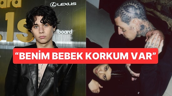 Travis Barker’ın Oğlu Landon “Bebeklerden Korktuğu” İçin Kardeşi Rocky'i Henüz Kucağına Almadığını Söyledi