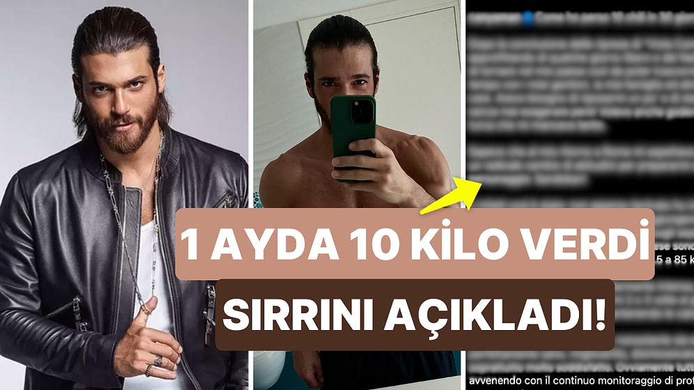 Can Yaman 'Sandokan' İçin 30 Günde 10 Kilo Verdi! İşte Can Yaman'ın Yeni Hali