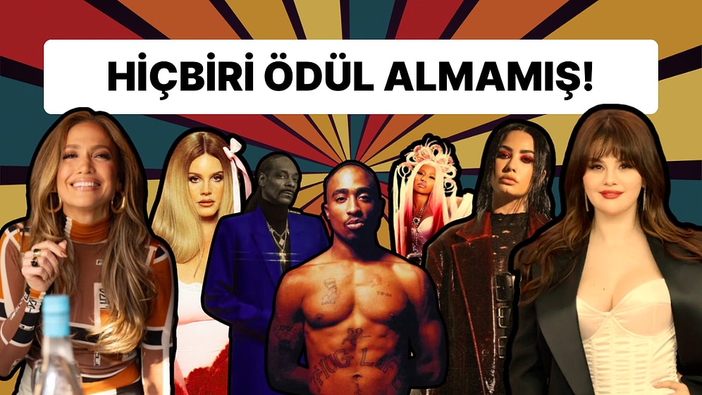 Bangır Bangır Dinlenseler de Kariyerleri Boyunca Hiç Grammy Ödülü Kazanamamış 20 Ünlü