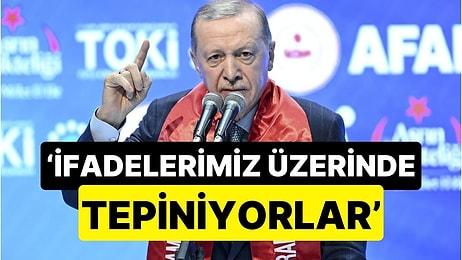 Erdoğan, Hatay Konuşmasının Gündemde Olmasına Tepkili! 'İfadelerimiz Üzerinde Tepiniyorlar'