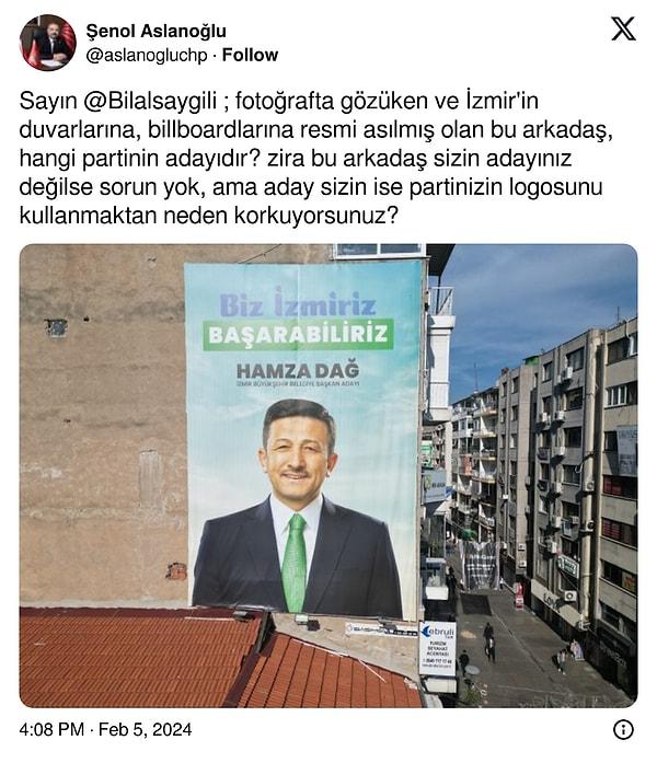 Konuyu gündeme taşıyan isimlerden biri de CHP İzmir İl Başkanı Şenol Aslanoğlu oldu.