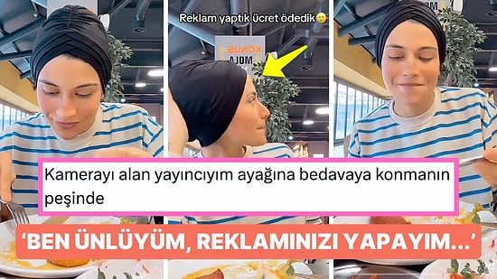 Terslenmekten Bıkmıyor: Gittiği Mekanlarda 'Reklamınızı Yapayım Benden Para Almayın' Diyen TikToker