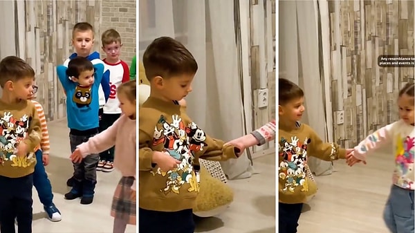 Sosyal medyada yayılan bir videoda ise minik bir çocuğun hoşlandığı kız gelene kadar diğer kızların elini tutmadığını gördük.