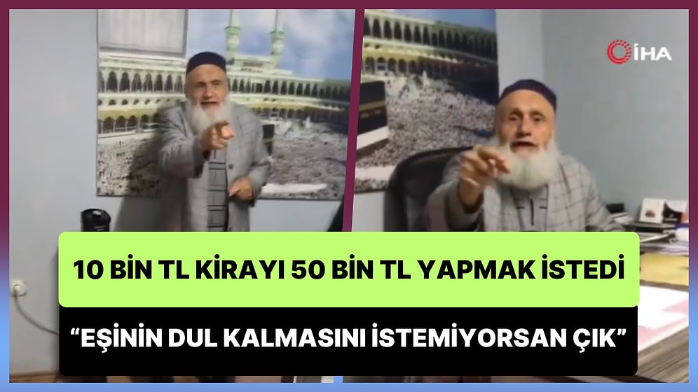 Kiracısını Tehdit Eden Dükkan Sahibi: 'Eşinin Dul, Çocuklarının Yetim Kalmasını İstemiyorsan Çık'