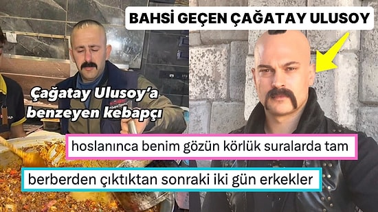 Uzaktan Yakından Alakası Olmasa da Çağatay Ulusoy'a Benzediği İddia Edilen Kebapçı Kahkaha Attırdı!