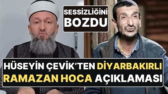 Hüseyin Çevik Sessizliğini Bozdu: Diyarbakırlı Ramazan Hoca Cinayeti Hakkında Açıklama