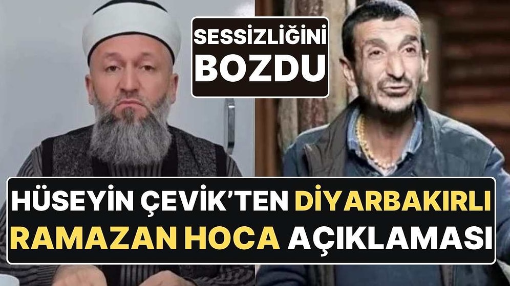 Hüseyin Çevik Sessizliğini Bozdu: Diyarbakırlı Ramazan Hoca Cinayeti Hakkında Açıklama