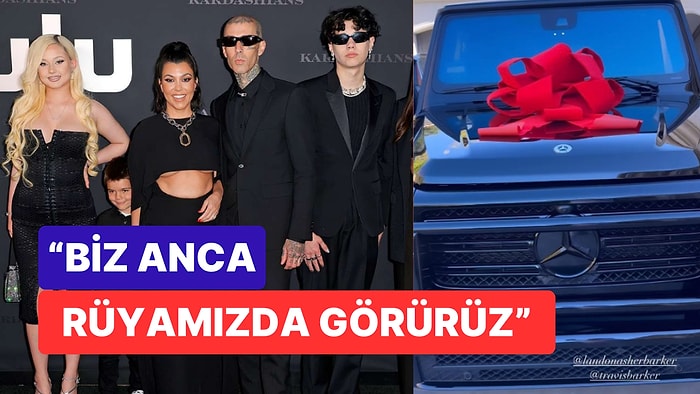 Kardashianlar Çıtayı Arşa Çıkartmada Uzmanlaştı: Kourtney Üvey Çocuklarına 150 Bin Dolarlık Araba Hediye Etti