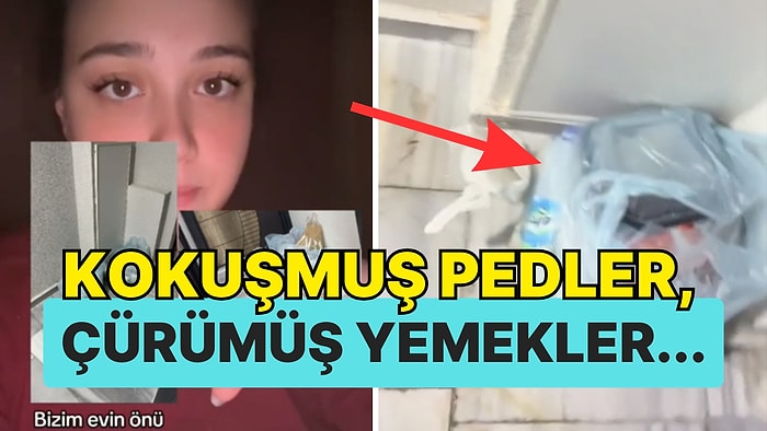 Kapısındaki Çöpü Aylardır Atmayan Komşusundan Çektiği İşkenceyi Midesi Bulanarak Anlattı!