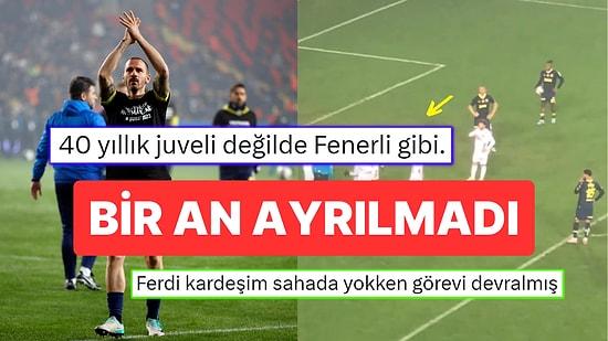 Fenerbahçeli Taraftarlar Penaltı Noktasını Koruyan Leonardo Bonucci'ye Bir Kez Daha Hayran Kaldı